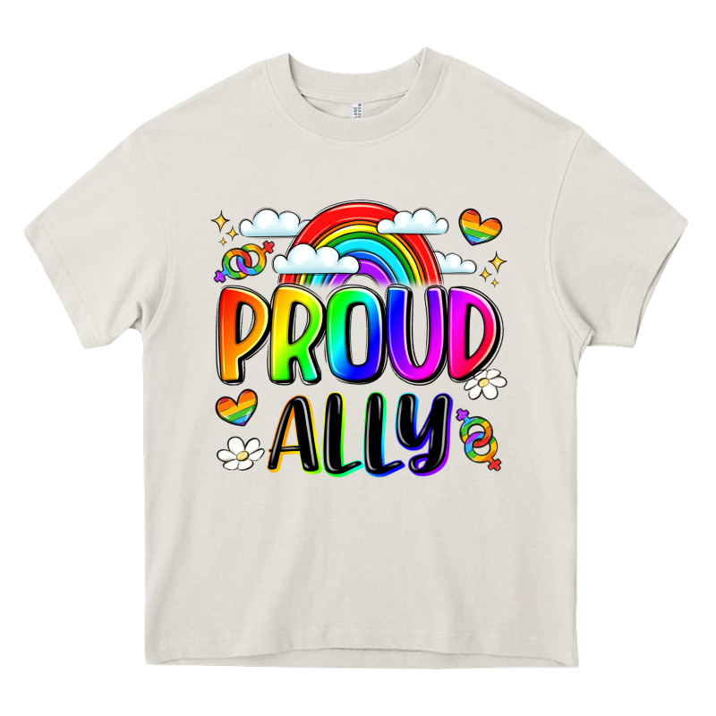 Proud Ally Heavy Core Tee by LillyAllenDesigns | Teevron