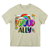 Mossy proud ally Heavy Core Tee - LillyAllenDesigns