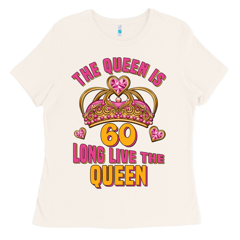The Queen Is 60 Long Live The Queen Ladies Tee by Jasminsmagicworld | Teevron