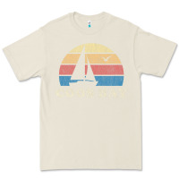Bone Coos Bay Or Vintage Sailboat 70S Throwback Sunset Premium Tee - minhPixels
