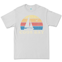 Dove Grey Coos Bay Or Vintage Sailboat 70S Throwback Sunset Premium Tee - minhPixels