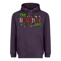 Plum The Naughty One Christmas Heavyweight Hoodie - Artiststas