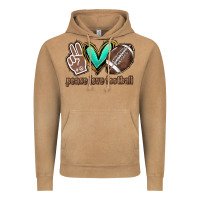 Vintage Camel Peace love football Vintage Hoodie - HowdyJamesFarm