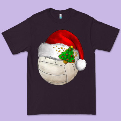 Christmas Sports Premium Tee Designed By Barkaloodesign