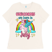 Bone unicorns are born in july Ladies Tee - Jasminsmagicworld