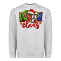 Heather Grey Christmas papa claus Heavyweight Sweatshirt - FaDigitalArtStudio