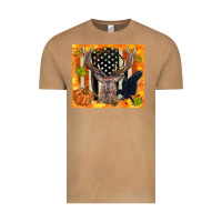 Crow And Deer Hunting Fall Camouflage Vintage Tee | Teevron