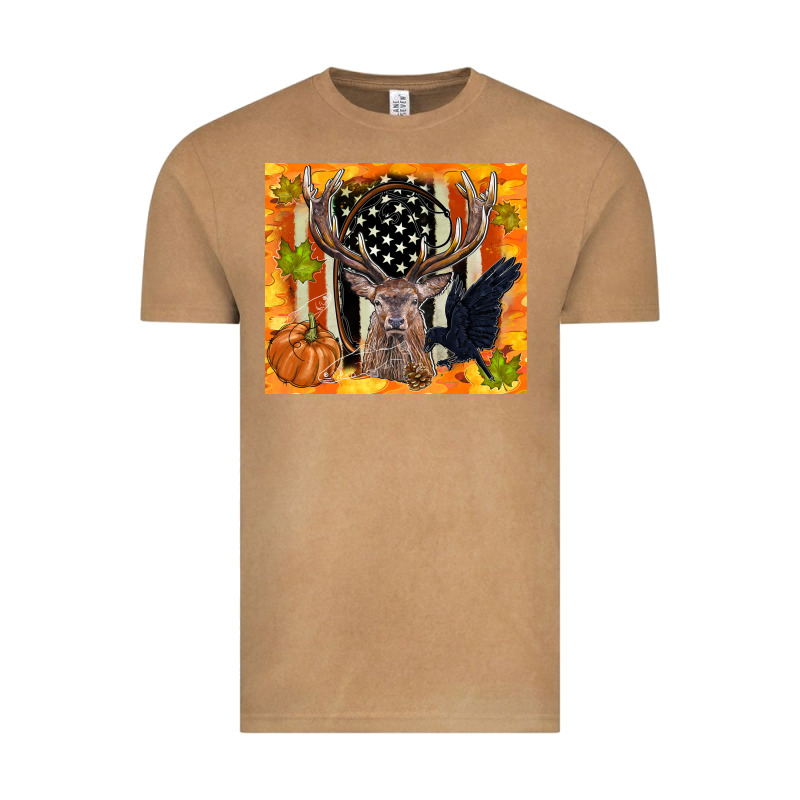 Crow And Deer Hunting Fall Camouflage Vintage Tee by TumblerDesignByShophia | Teevron