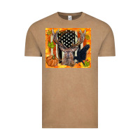 Vintage Coffee crow and deer hunting fall camouflage Vintage Tee - TumblerDesignByShophia