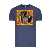 Vintage Denim crow and deer hunting fall camouflage Vintage Tee - TumblerDesignByShophia
