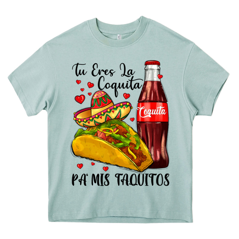 Tu Eres La Coquita Pa Mis Taquitos Heavy Core Tee by LillyAllenDesigns | Teevron