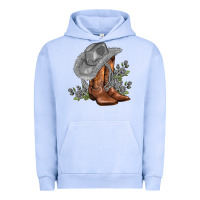 Pigment Grape Ice gray cowgirl and roses Urban Hoodie - AdoDesignShop
