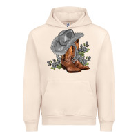 Sandshell gray cowgirl and roses Urban Hoodie - AdoDesignShop