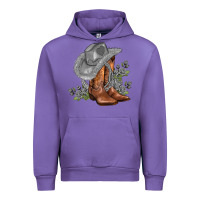 Tulip gray cowgirl and roses Urban Hoodie - AdoDesignShop