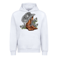White gray cowgirl and roses Urban Hoodie - AdoDesignShop
