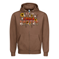Chestnut Busy Raising Ballers Zipper Hoodie - CowhideDigitalArt