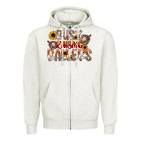 Oatmeal Heather Busy Raising Ballers Zipper Hoodie - CowhideDigitalArt