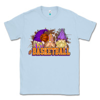 Dusty Blue Basketball gnomes Classic Tee - NancyCooperArtShop
