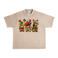 French Oak Christmas Army Gnomes 4th of july Urban Heavy Tee - HowdyJamesFarm