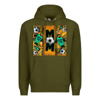 Army Green soccer mom tumbler Premium Hoodie - Jasminsmagicworld