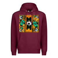 Burgundy soccer mom tumbler Premium Hoodie - Jasminsmagicworld
