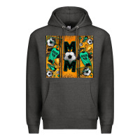 Charcoal Heather soccer mom tumbler Premium Hoodie - Jasminsmagicworld