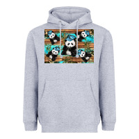 Camouflage Baby Panda Heavyweight Hoodie | Teevron