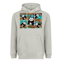 Moon Dust Camouflage Baby Panda Heavyweight Hoodie - Artiststas