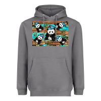 Storm Camouflage Baby Panda Heavyweight Hoodie - Artiststas