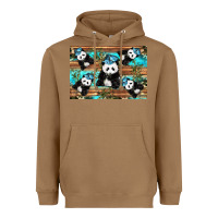 Toasted Coconut Camouflage Baby Panda Heavyweight Hoodie - Artiststas