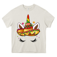 Unicorn And Sombrero Heavy Core Tee | Teevron