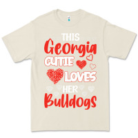 Bone this georgia cutie loves her bulldogs fun football Premium Tee - minhPixels