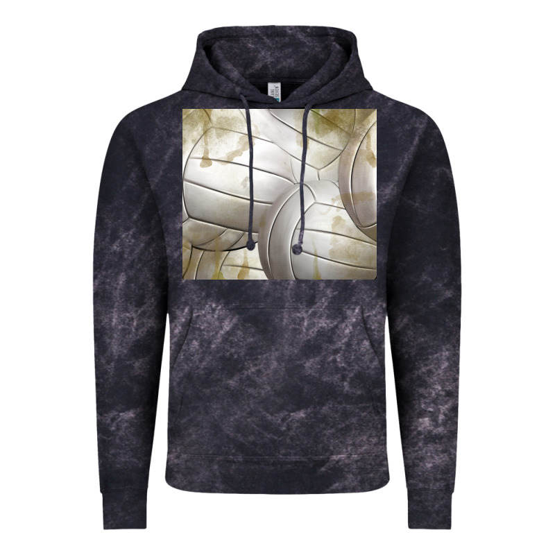 Distressed Volleyball Pattern Vintage Hoodie by TumblerDesignByShophia | Teevron
