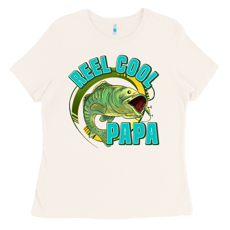 Reel Cool Papa Ladies Tee by Jasminsmagicworld | Teevron