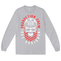 Moon Dust Production Crew Set Designer Movie Film Halloween Skull Long Sleeve Tee - minhPixels