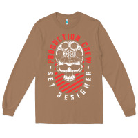 Toasted Coconut Production Crew Set Designer Movie Film Halloween Skull Long Sleeve Tee - minhPixels