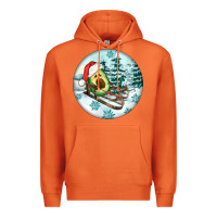 Carrot Slide Avocado Premium Hoodie - FaDigitalArtStudio