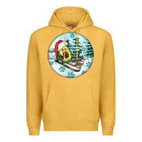 Mustard Slide Avocado Premium Hoodie - FaDigitalArtStudio