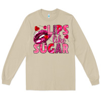 Mushroom Lips like sugar Valentine's Day Long Sleeve Tee - HowdyJamesFarm