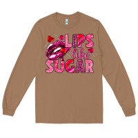 Toasted Coconut Lips like sugar Valentine's Day Long Sleeve Tee - HowdyJamesFarm
