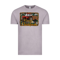 Vintage Zinc Merry Christmas Farm Tractor Vintage Tee - RanaPortraitStore