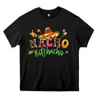Black nacho bitchacho Heavy Core Tee - LillyAllenDesigns