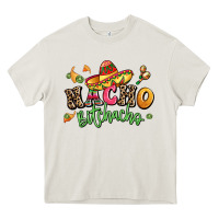 Cream nacho bitchacho Heavy Core Tee - LillyAllenDesigns