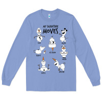 Colony Blue Frozen 2 Olaf My Signature Moves Long Sleeve Tee - minhPixels