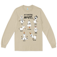 Mushroom Frozen 2 Olaf My Signature Moves Long Sleeve Tee - minhPixels