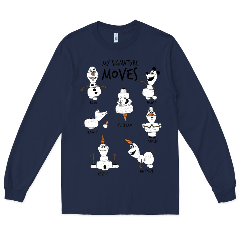 Frozen 2 Olaf My Signature Moves Long Sleeve Tee by minhPixels | Teevron