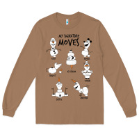 Toasted Coconut Frozen 2 Olaf My Signature Moves Long Sleeve Tee - minhPixels
