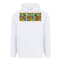 White Thankful Pumpkin Heavyweight Hoodie - Artiststas