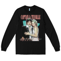 Black Captain Tennille Retro Fan Art Design gift Long Sleeve Tee - minhPixels
