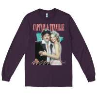 Plum Captain Tennille Retro Fan Art Design gift Long Sleeve Tee - minhPixels